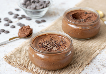 Mousse au chocolat vegan